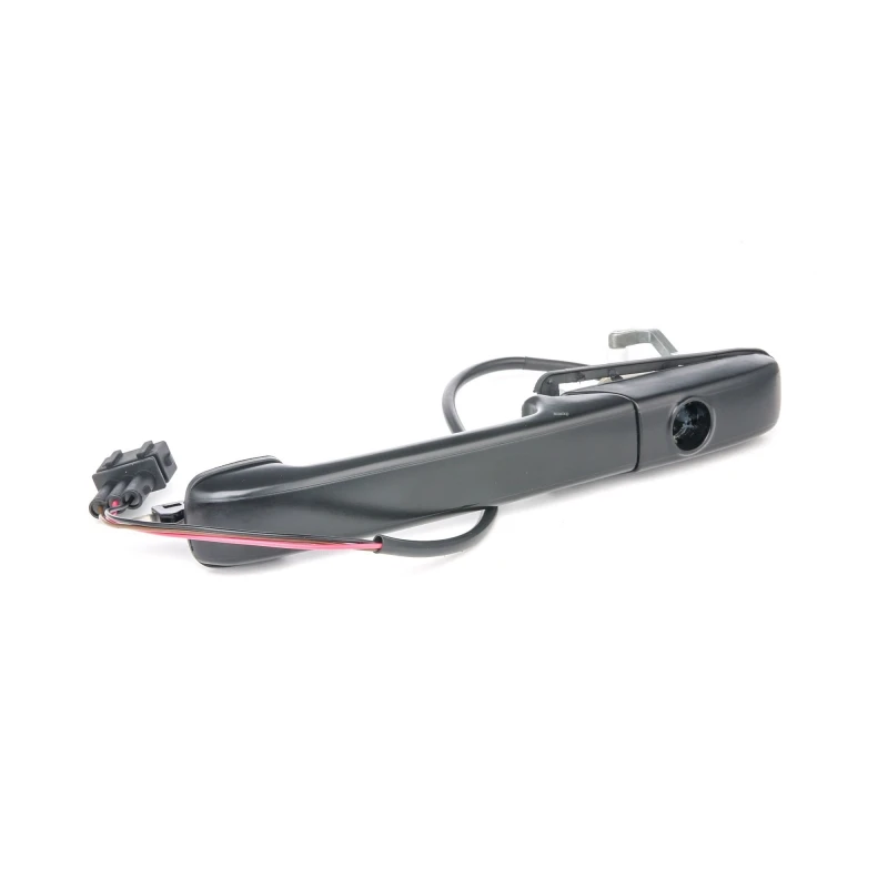 Image of VAICO V10-6169 Door Handle Left Front, black, without lock barrel, Original VAICO Quality Door Handle (1373)