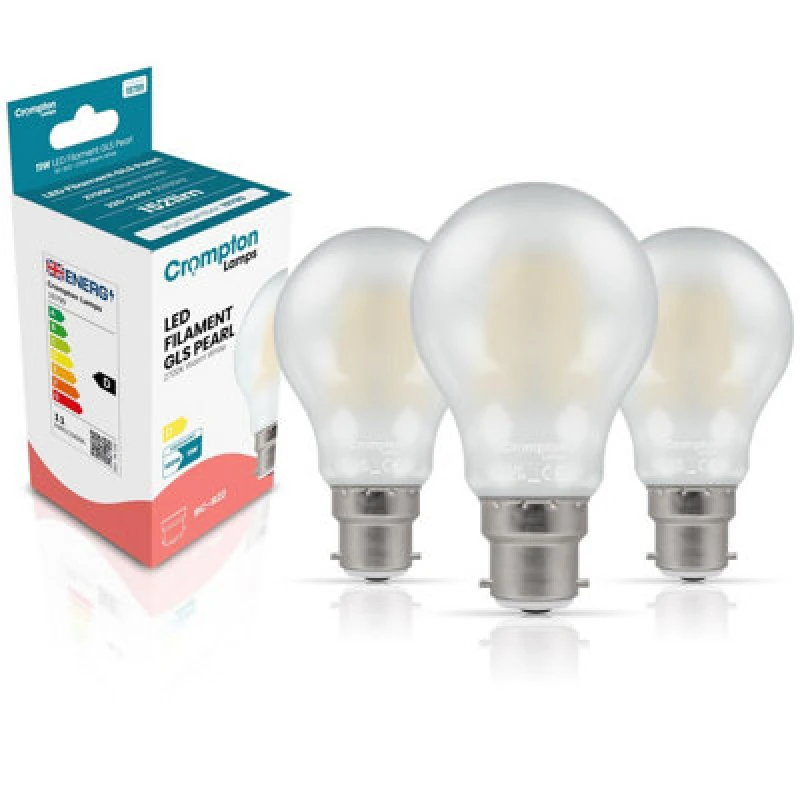 Image of Crompton Lamps LED GLS 11W B22 Dimmable Filament Warm White Pearl (100W Eqv)