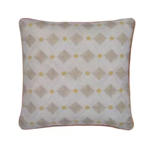 image of Helena Springfield Emeline/Kalina Cushion 40cm x 40cm, Oxford Grey & Gold