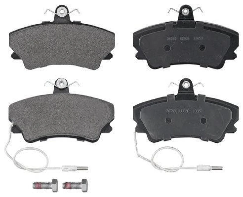 Image of A.B.S. 36768 Brake pad set with integrated wear sensor Brake Pad Set,disc brake (402)