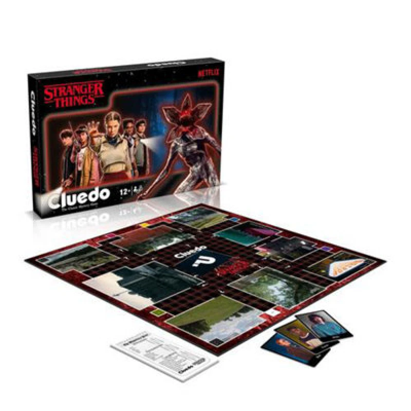 Image of Winning Moves Stranger Things Cluedo Mystery Board Game perfect for 2-6 players and makes a great gift for fans aged 12 and up