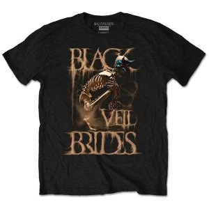Image of Black Veil Brides - Dust Mask Unisex Large T-Shirt - Black