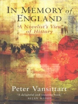 Image of In Memory of England by Peter Vansittart Paperback