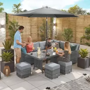 Image of Cambridge Set-P Hole Table-Right N18015 - Garden & Outdoor