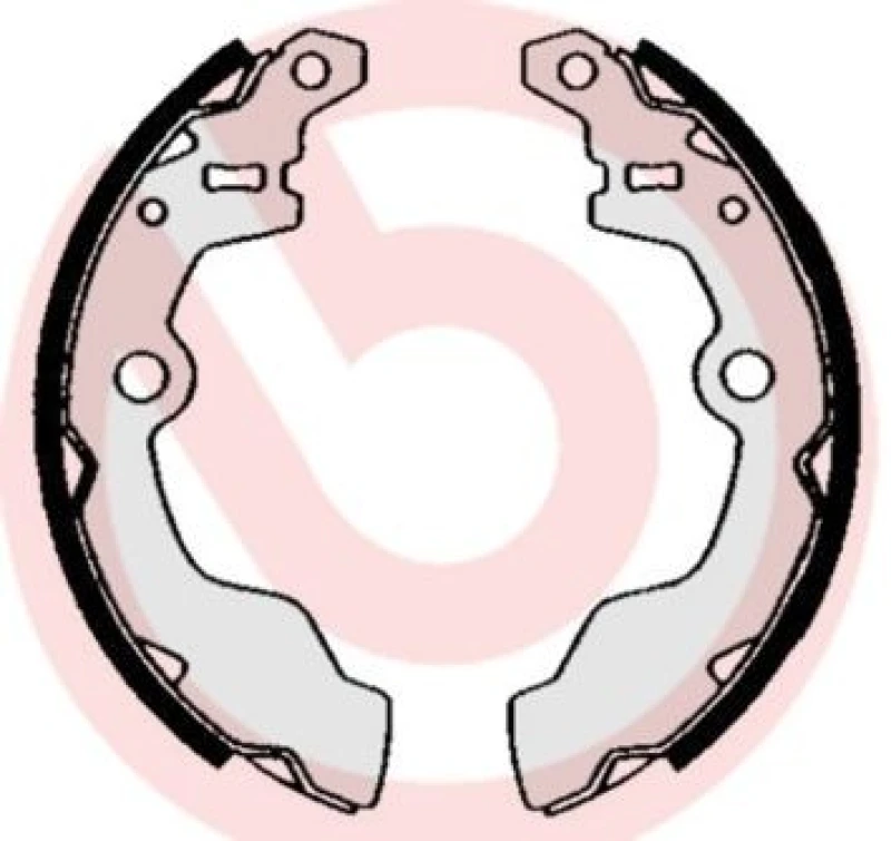 Image of BREMBO Brake Shoe Set BREMBO S 78 503