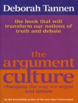 Image of The Argument Culture by Deborah Tannen Hardback
