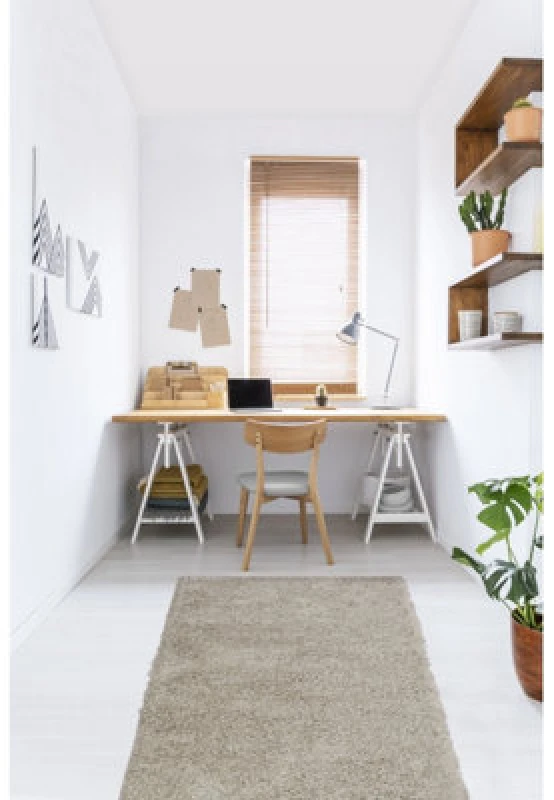 Image of Homemaker Delta Shaggy Runner - Beige Beige 67x200cm