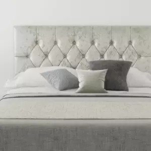 Image of Olivier Upholstered Headboard, Mirazzi Velvet, Pearl - Headboard 60cm Size Small Double (120x190)