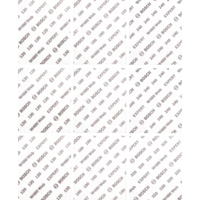 Image of Bosch EXPERT M480 Flexi-Web 1/4 Mesh Sanding Sheet 2608902432 Width x Length: 115mm X 140mm