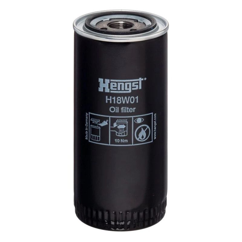 Image of Oil filter HENGST FILTER H18W01