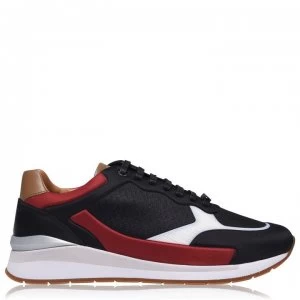 Image of Hugo Boss Element Runner Trainers Black/Red 005 Men