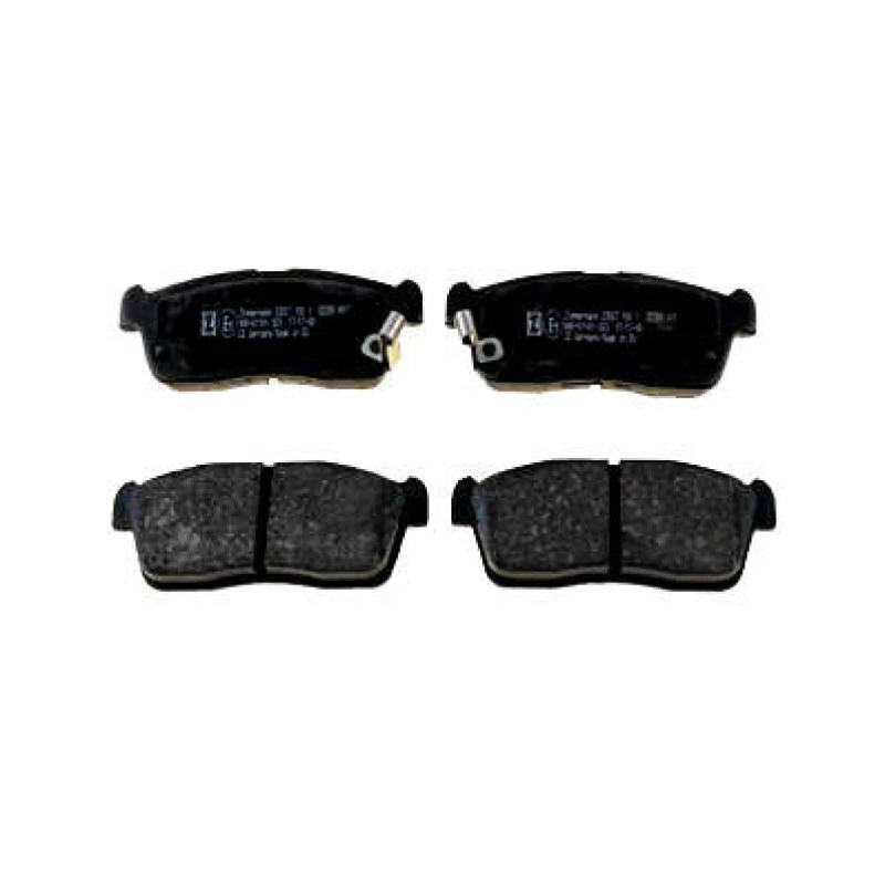 Image of ZIMMERMANN 23507.150.1 Brake pad set Front Axle, with acoustic wear warning, Photo corresponds to scope of supply Brake Pad Set,disc brake (402)