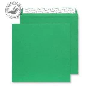 image of Creative Colour Square Wallet PS Avocado Green 120gsm 160x160mm