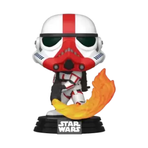 image of Star Wars The Mandalorian Incinerator Stormtrooper Pop! Vinyl Figure