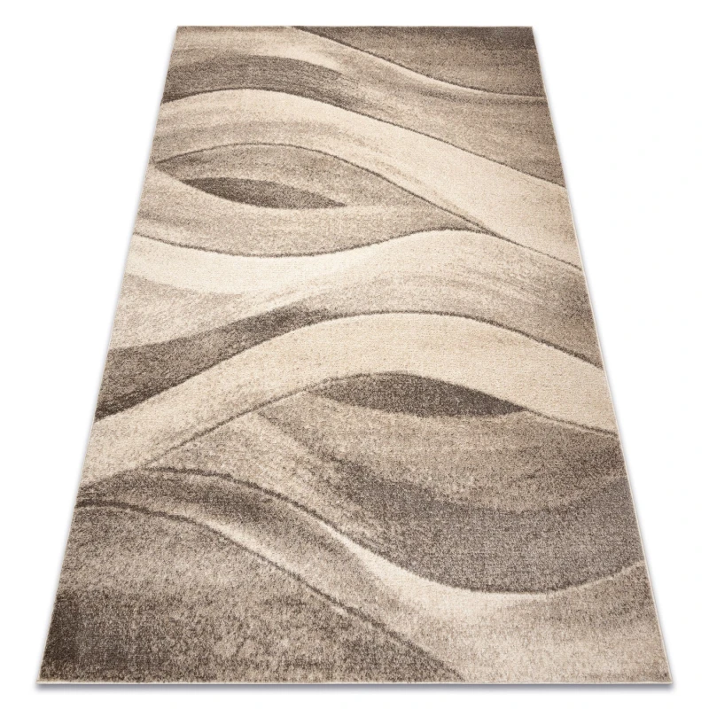 Image of RugsX Carpet Fusion 1617 Beige / Cream - Waves, Modern, Abstract 120X170 Cm