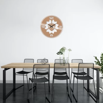 Image of Metal Wall Clock 13 - Copper Copper Decorative Metal Wall Clock
