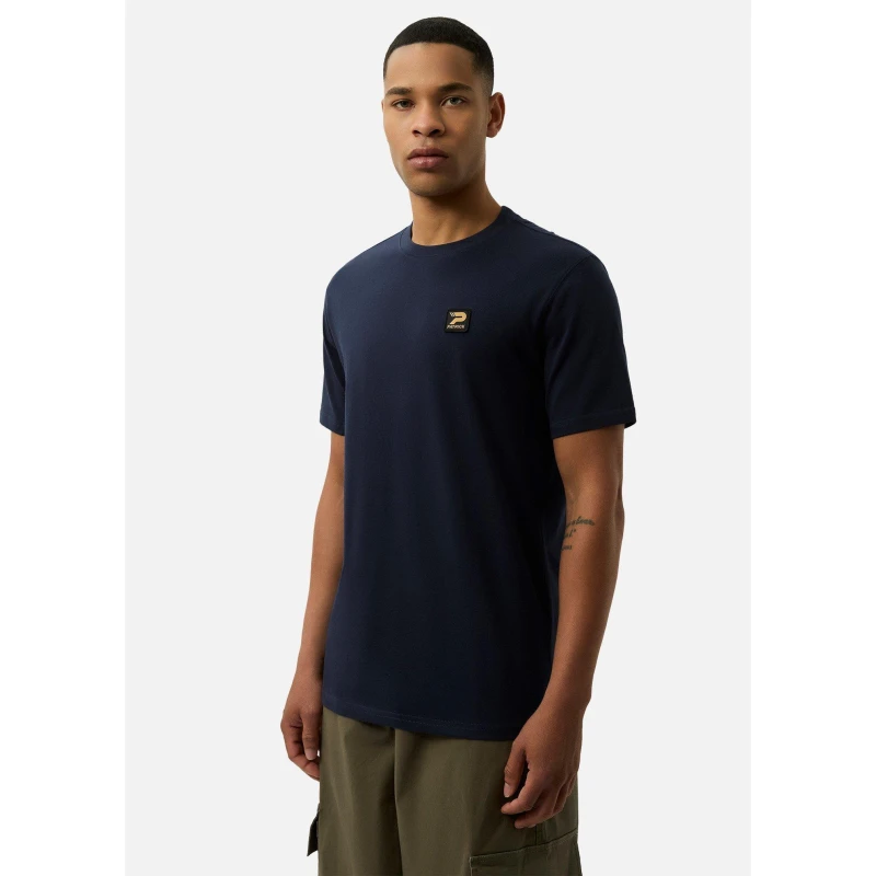 Image of Patrick Mens Campbell Regular Fit T-Shirt Navy male 2X Large