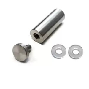 Image of GTV Mirror & Glass Hanging Kit Wall Bracket Adjustable Clips Set - Colour Brushe