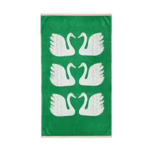 Image of Scion Swim Swam Sawn Bath Sheet, Mint Leaf