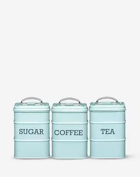 Image of Living Nostalgia Blue Canisters