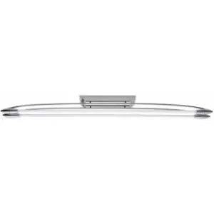 Image of Loops - Flush Ceiling Light - Chrome Plate & Opal Glass - 2 x 16W LED T5 - Bulb Included