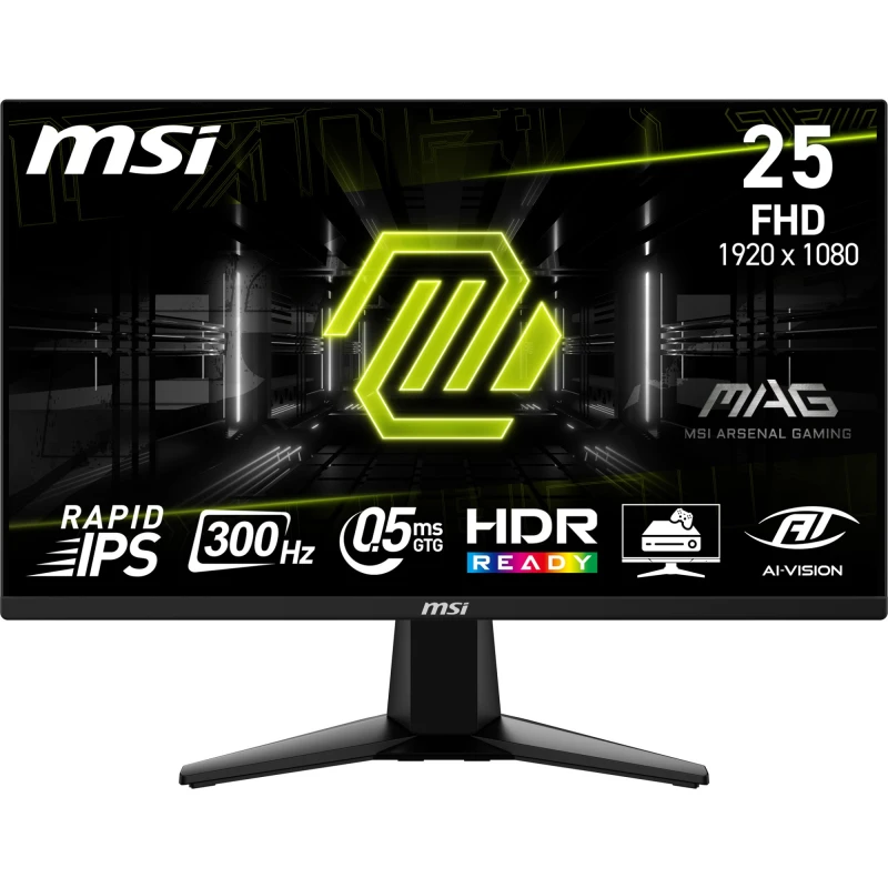 Image of MSI MAG 255XF computer monitor 62.2cm (24.5") 1920 x 1080 pixels