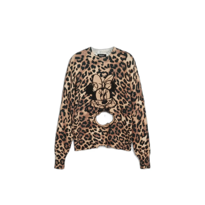Image of Desigual Woman sweater Desigual Minnie Marron Female S