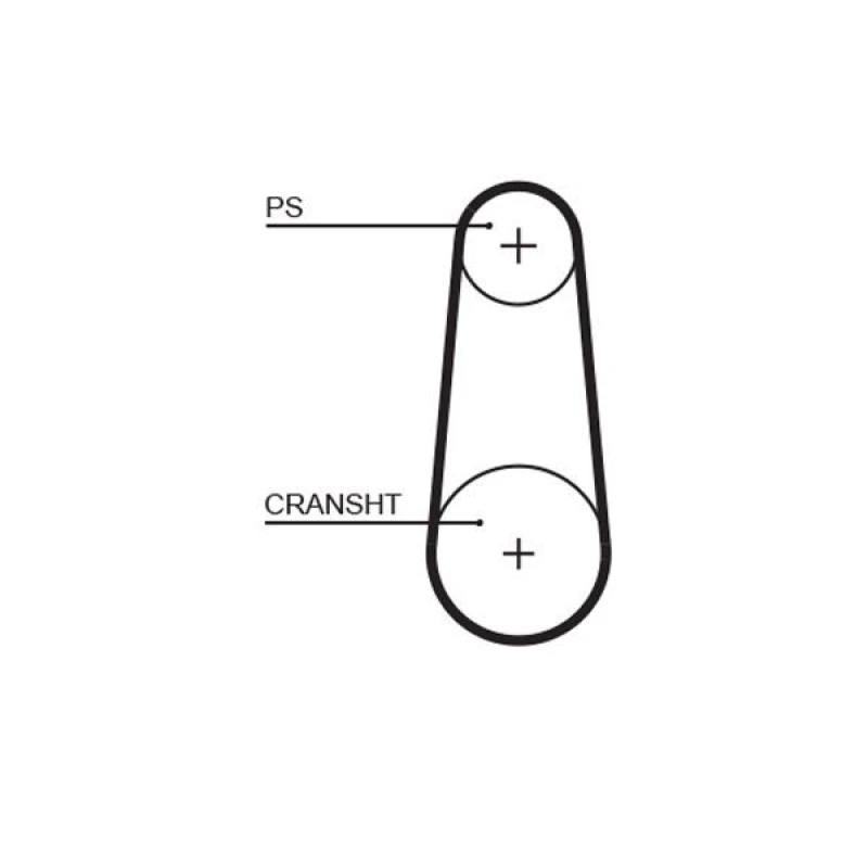 Image of GATES Timing Belt GATES 5383XS