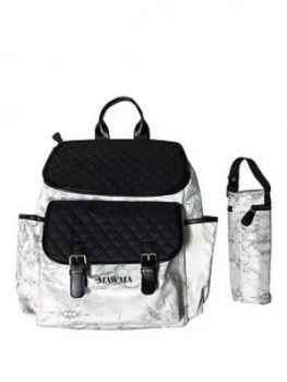 image of My Babiie Mawma By Nicole 'Snooki' Polizzi Marble Changing Bag