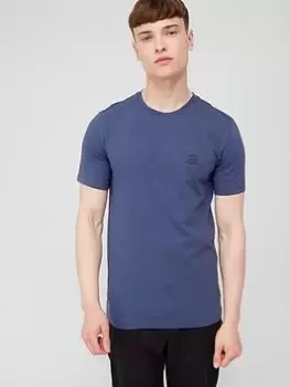 Image of BOSS Tales Relaxed Fit T-Shirt - Navy Size M Men