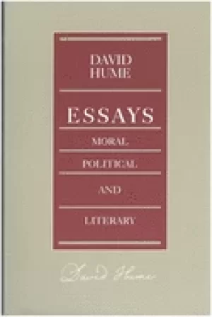 Image of essays moral political and literary