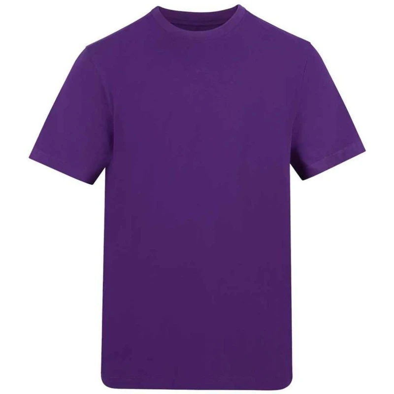 Image of AWDis AWDis Men Cotton T-Shirt in Purple Size: Small Purple S Male 5063703674898