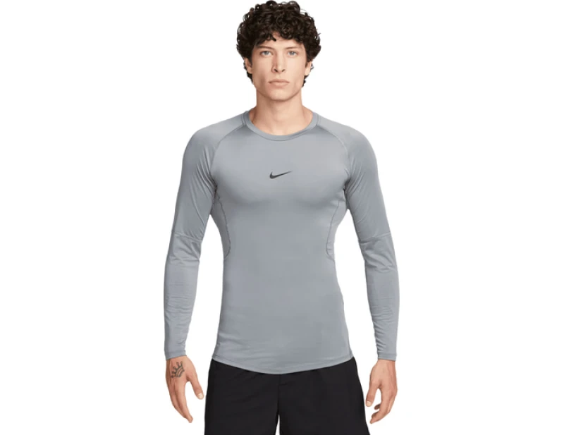 Image of Long-sleeved tight-fitting jersey Nike Pro Dri-FIT Gris Male 2XL