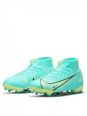 image of Nike Junior Mercurial Superfly 6 Mg Academy Football Boots, Green, Size 2