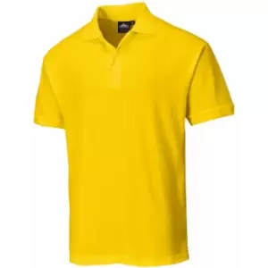 Image of Portwest Naples Polo Shirt Yellow 3XL