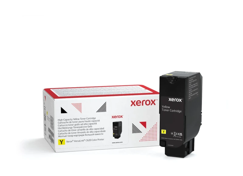 Image of Xerox 006R04627 Yellow High Capacity Toner Cartridge (Original)