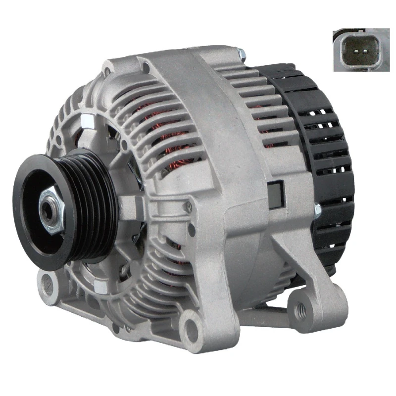 Image of FEBI BILSTEIN 102929 Generator Alternator Charging Current: 80A, Voltage: 12V Alternator (4)