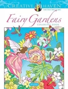 image of Creative Haven Fairy Gardens Coloring Book