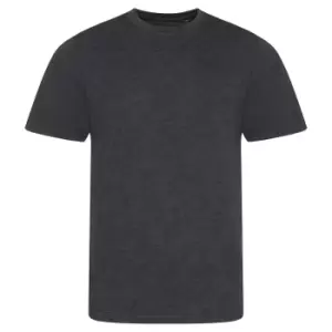 Image of AWDis Mens Tri Blend T Shirt (Extra Large) (Heather Charcoal)