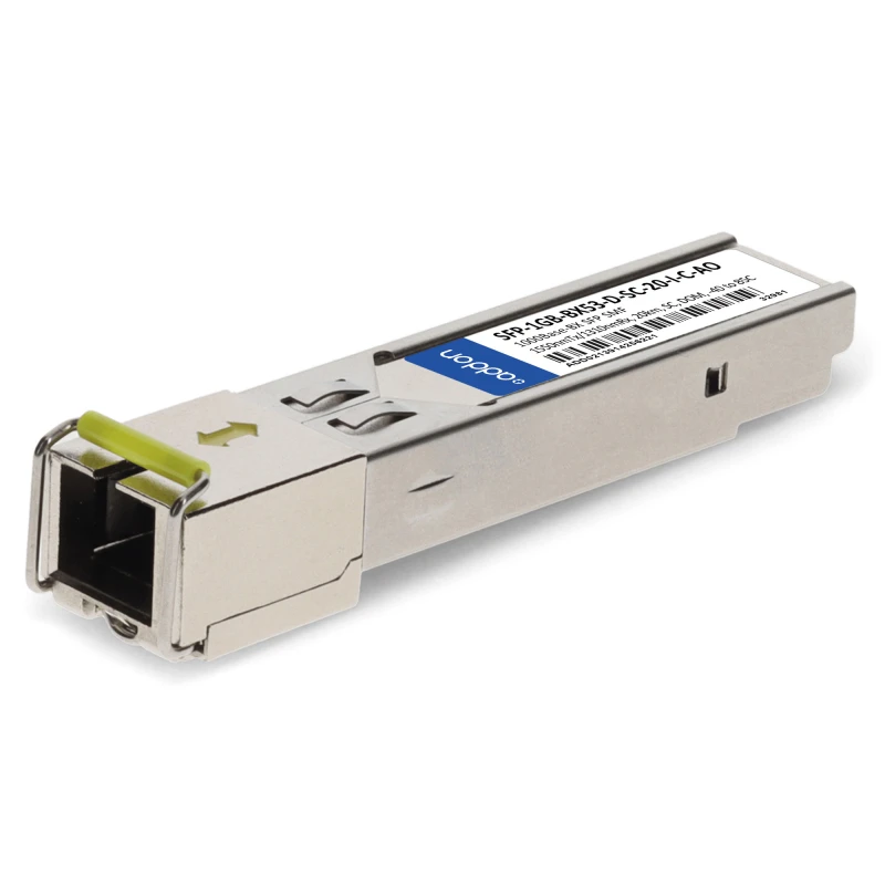 Image of AddOn Networks SFP-1GB-BX53-D-SC-20-I-C-AO network transceiver module