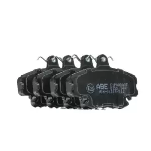 Image of ABE Brake pad set RENAULT,PEUGEOT,DACIA C1P000ABE 7701209639,7701210142,410602192R 6000008018,6000008126,7701201773,7701201774,7701202284,7701203795