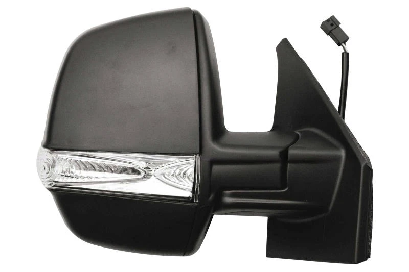 Image of PRASCO FT9107335 Wing mirror Right, black, Electric, with temperature sensor Outside Mirror (50)