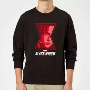 Image of Black Widow Close Up Sweatshirt - Black - L - Black