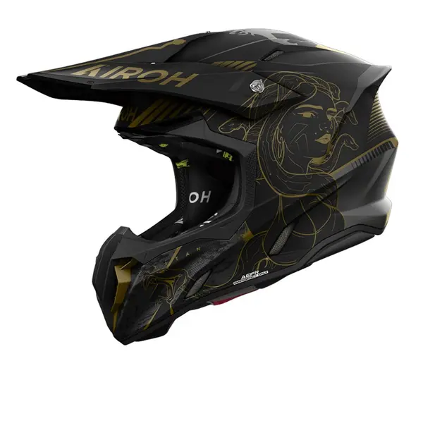 Image of Airoh Twist 3 Titan Matt Offroad Helmet Size S