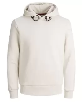 Image of JACK & JONES Large Logo Print Hoodie Men White
