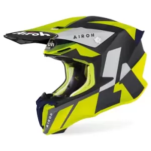 Image of Airoh Twist 2.0 Lift Motocross Helmet, black-yellow, Size L, black-yellow, Size L