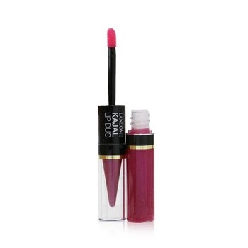 image of Lancome Kajal Lip Duo High Precision Lipstick & Illuminating Gloss - # 12 Pink Clash -