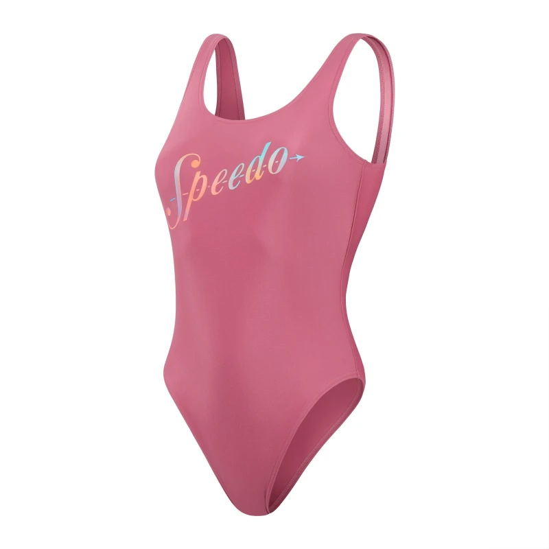 Image of Speedo Logo Ubk 1Pc - Pink Pink 6