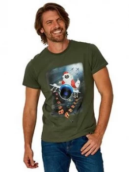 Image of Joe Browns Dropping Beats T-Shirt - Green , Green Size M Men