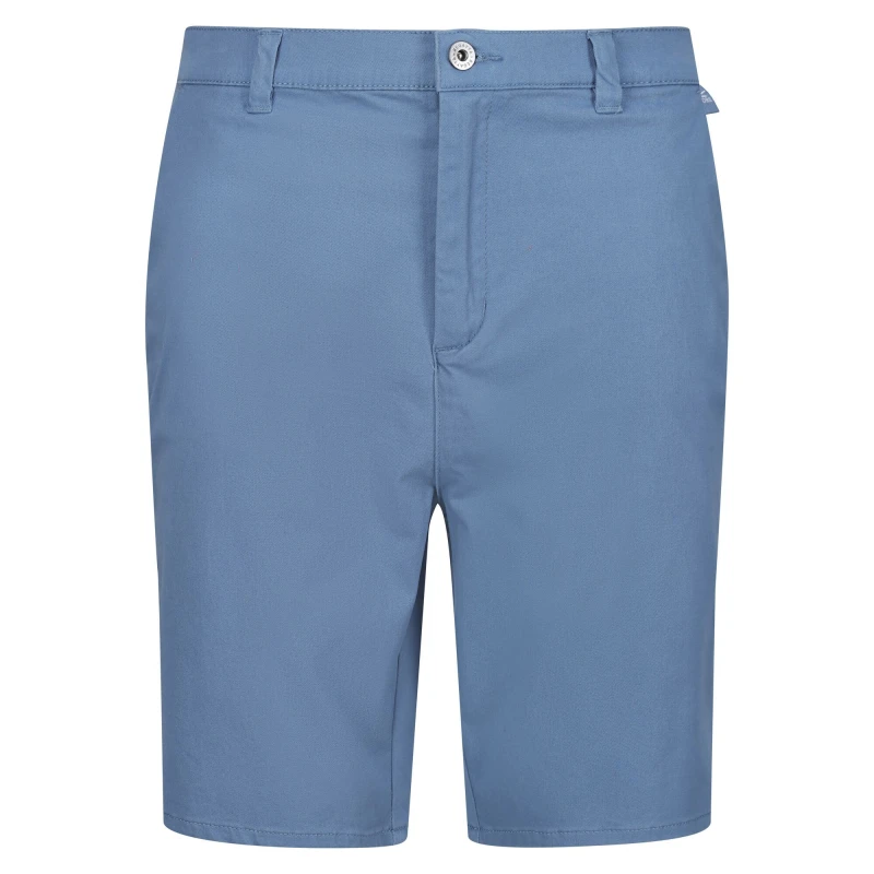 Image of Regatta Mens Sabden Chino Shorts in Mid Blue Size: 36 Mid Blue Male 36